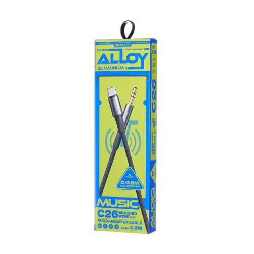 Remax Audio adapter kabl Velocity, Type-C na 3.5 mm, 1.2 m, Bijeli Cijene
