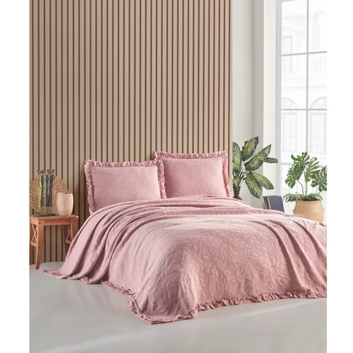 Mijolnir Roza set prekrivača i jastučnica za bračni krevet 220x240 cm Ilda -