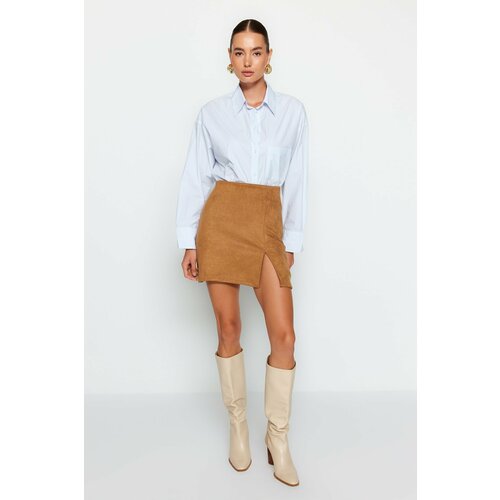 Trendyol Skirt - Beige - Mini Slike