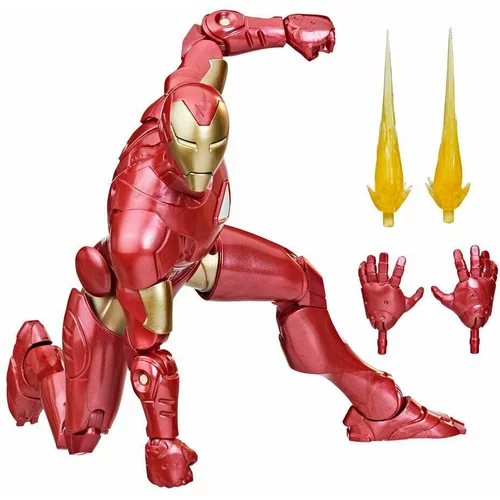 Hasbro Marvel Legends Series: Iron Man (Extremis) Marvel Classic Comic Marvel Legends Akcijska figura, 15 cm, večbarvna, 6 palcev, (20840006)