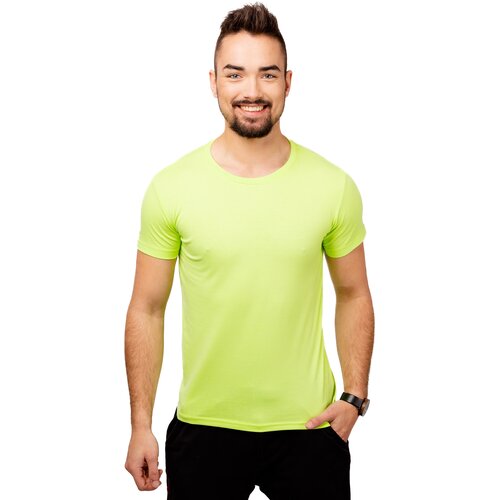 Glano Men T-shirt - bright green Slike