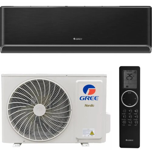 Gree Klimatska naprava Airy GWH12AVCXD-K6DNA1A, črna z montažo Cene
