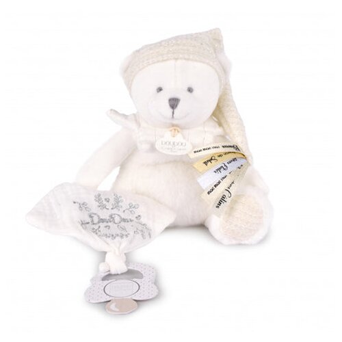 Doudou Meda mazilica sa kopčom za dudu 20cm - bež ( DC4340 ) Cene