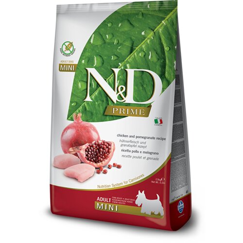Farmina N&d dog adult mini prime chicken&pomegranate 0.8 kg Cene
