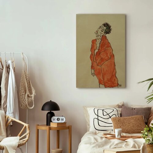  Slika - Egon Schiele &amp;ndash; Self-Portrait (Man in Orange Jacket) 20x30 Standard Slike