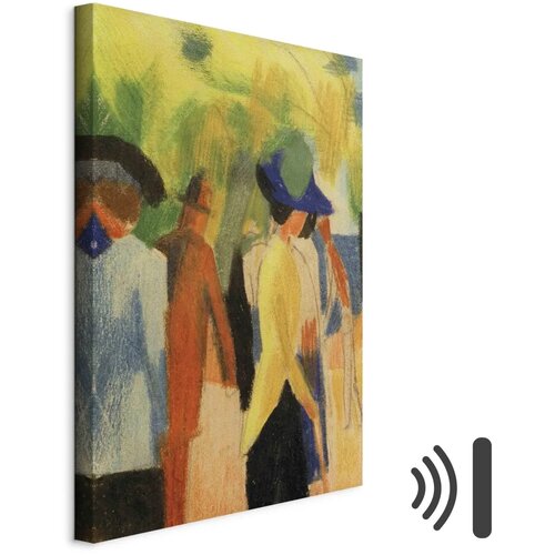  Slika - August Macke &ndash; Walker under trees (Walker in the park) 80x120 Akustična Cijene