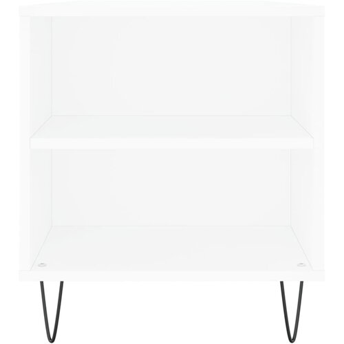  Stolić za kavu bijeli 102 x 44,5 x 50 cm od konstruiranog drva Bijela Slike