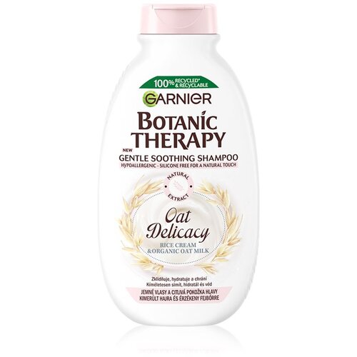 Garnier botanic therapy oat delicacy &amp;scaron;ampon za osjetljivo vlasi&amp;scaron;te 250 ml za žene Slike