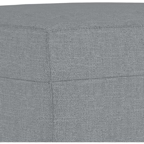  3-dijelni set sofa s jastucima svjetlosivi od tkanine Slike