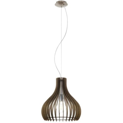 Eglo 61917 - visilica na sajli tindori 1xE27/60W/230V ø 38 cm braon Cene