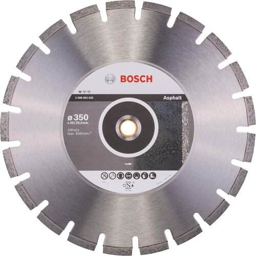 Bosch dijamantska rezna ploča Standard for Asphalt 350 x 20/25,40 x 3,2 x 10 mm - 2608602625 Cene