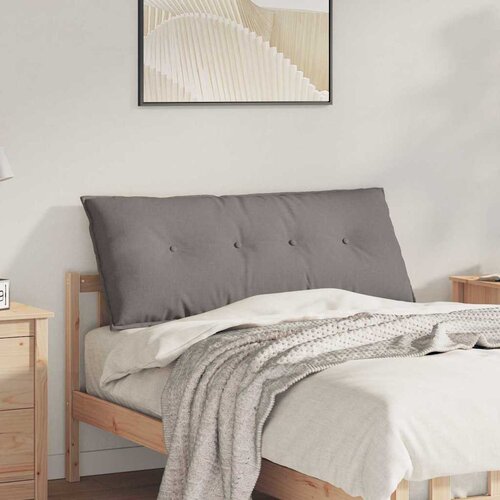 vidaXL Poglavni vzglavnik Taupe 120 x 19 x 50 cm blago Cene