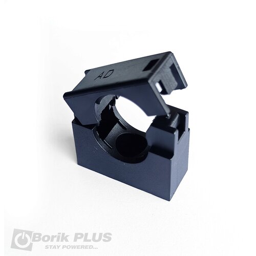 Držač plastičnog bužira prečnika 18.5mm, CRNI Cene
