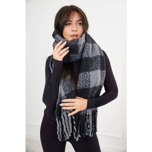 Kesi Włoski 6073 Women's scarf black + graphite Cijene