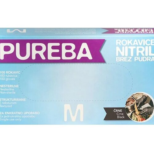  Jednokratne rukavice Pureba (Veličina: M, Nitril, 100 Kom.) Cijene