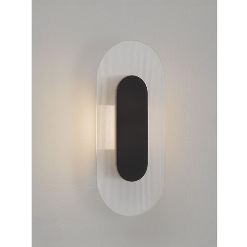 Nova Luce Mat črna kovinska LED stenska svetilka Vetrio &amp;ndash; Slike