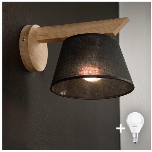  Brilagi - LED Zidno svetlo ANTHONY 1xE14/40W/230V hrast/crna Cene
