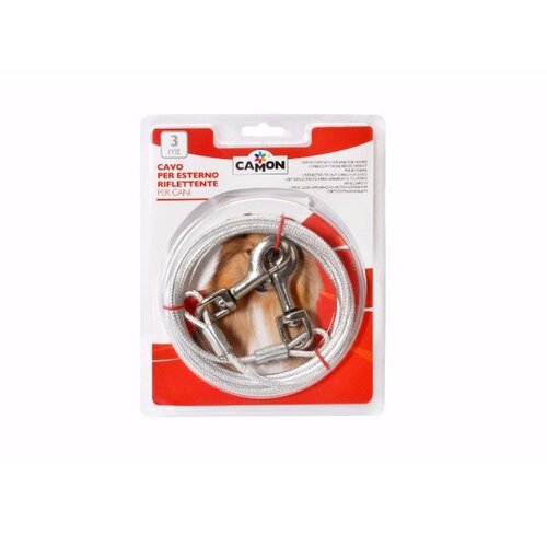 Camon jeklena vrv Tie Out Reflex - 3 m Cene