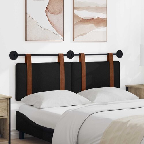  Držeće uzglavlje Zidne Crna 130 x 55 x 5 cm Antikni PU Cijene