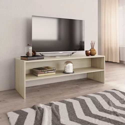 vidaXL TV omarica sonoma hrast 120x40x40 cm iverna plošča, (20914732)
