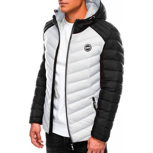 Ombre Puhovke Mo&amp;scaron;ka pre&amp;scaron;ita bunda (C366WHITE) pisana Slike
