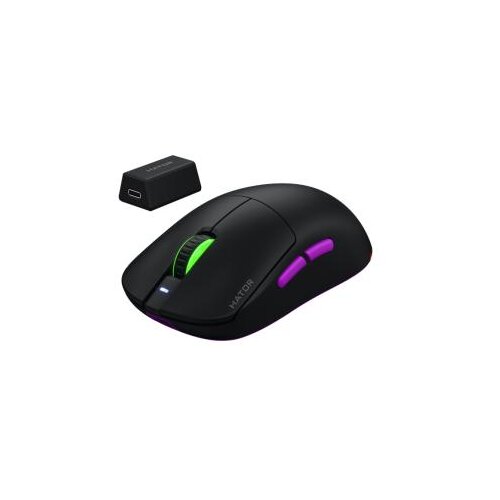 Hator Quasar 3 Ultra 8K Wireless Black/Violet miš Cene