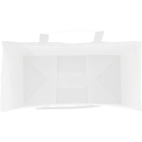  Papirnate vrećice 250 kom s ručkama bijele 21x11x31 cm Slike