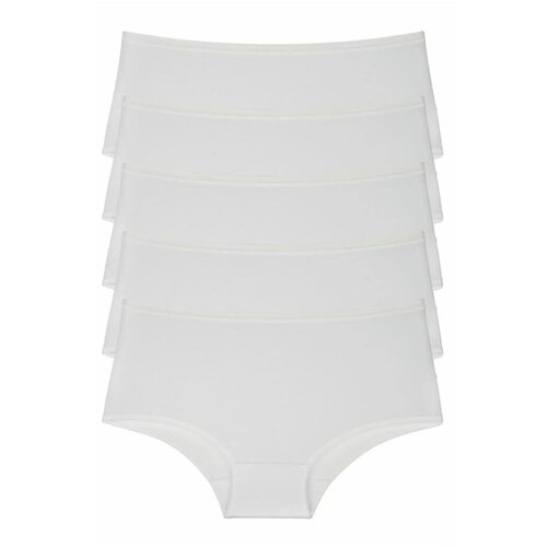 Dewberry 98545 Women Panties High Waist Pack of 5-WHITE Slike