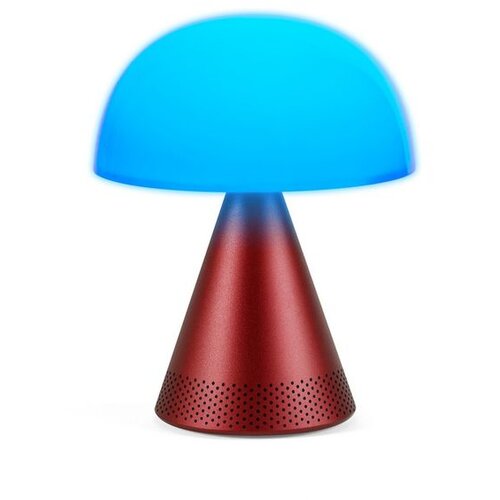 Lexon MINA L AUDIO prijenosna lampa s Bluetooth zvučnikom - Tamno Crvena Slike