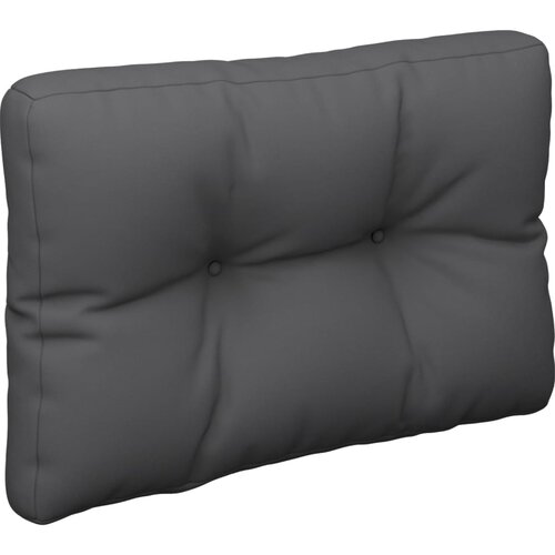  Jastuci za palete 2 kom antracit od tkanine Antracitno siva 60 x 60 x 12 cm Slike