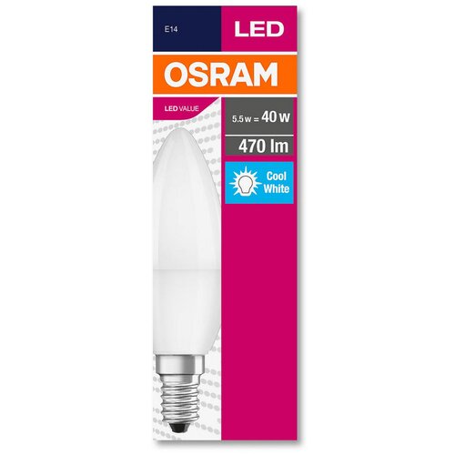 Osram led žarulja value E14 5 w 470 lm 4000 k (40 w) Slike