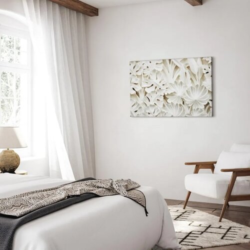  Slika - Ceramic Leaves (1 Part) Wide 30x20 Premium Print Slike