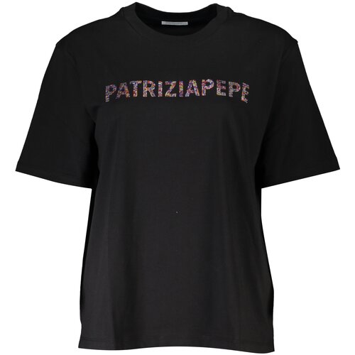 Patrizia Pepe WOMEN&amp;amp;#39;S SHORT SLEEVE T-SHIRT BLACK Slike
