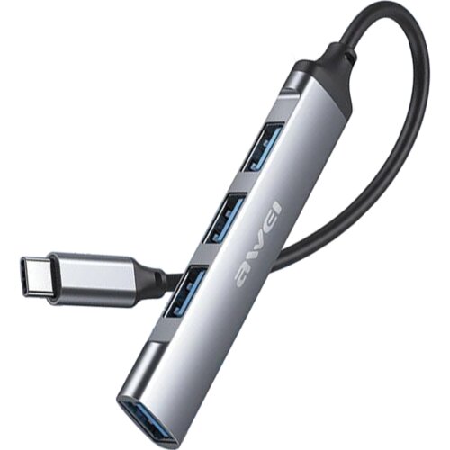 Awei HUB CL-150T 4XUSB-A ČRNO/ČRN RAZDELITEV ZA TELEFON, PRENOSNIK, (22007337) Cene
