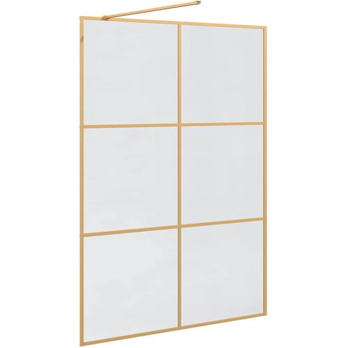  Zid za walk-in tu&amp;scaron; Zlatno 140 x 195 cm Staklo otporno na udarce Slike