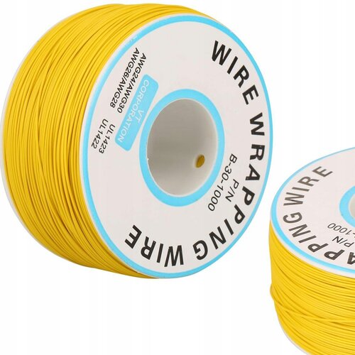 Rosfix Kynar Kabel AWG 0,25 Mm Žuti &amp;ndash; Niskonapetostni Kabel 200 M | Kositarna Pekač, PVC Izolacija, 300 V, -60 Do 105 &amp;deg;C, (5000243707) Slike