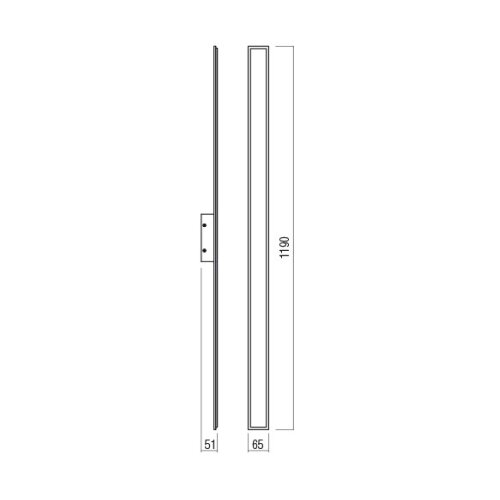  Redo 01-2770 - LED zidno svetlo WAPI LED/30W/230V 119 cm belo Slike