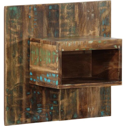 VidaXL Noćni ormarić Vi&amp;scaron;ebojni 50x27x50 cm puno drvo, reciklirano Slike