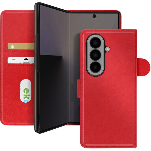 AVIZAR Chesterfield etui za kartice za Samsung Z Fold 7 z magnetnim zavihkom, Rdeča, (5000189115) Cene
