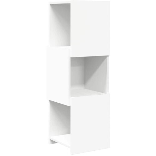 vidaXL Kotna omarica Bela 30,5x30x95cm Konstruiran les, (5000113081) Cene