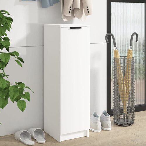 vidaXL Omarica za čevlje bela 30x35x100 cm konstruiran les Cene