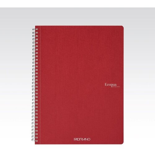 Fabriano Bilježnica Ecoqua original A4 90g 70L spiralna crte cherry 19290203 Cijene