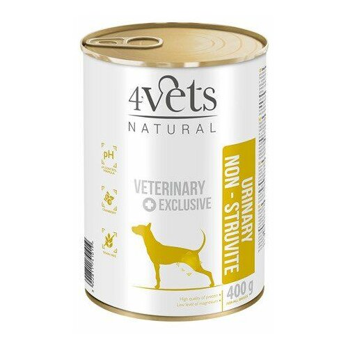 4Vets Natural Dog Veterinarska Dijeta Urinary Non-Struvite 400g Slike