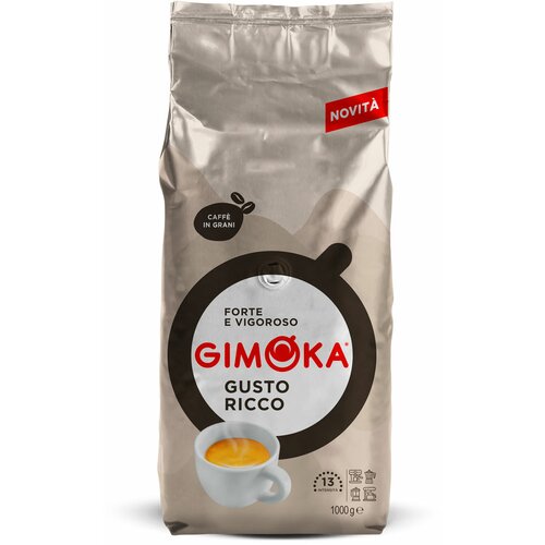 GIMOKA pržena kafa u zrnu gusto ricco espresso 1kg Slike