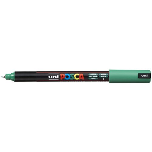 POSCA Uni flomaster; konica 0,7 mm kovina; zelen, (21290433) Cene