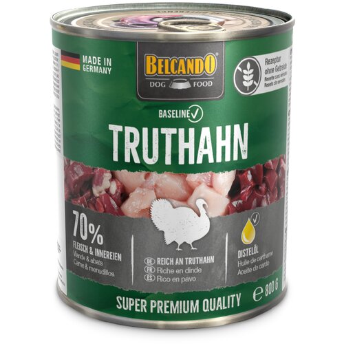  Ekonomično pakiranje Belcando Baseline 24 x 800 g - Puretina Slike