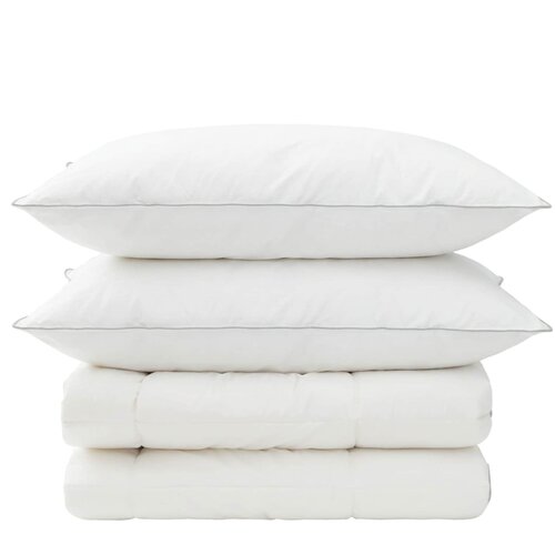  Set jastuka i popluna 3 kom. 135x220 cm Zima 450 GSM Vuna Slike