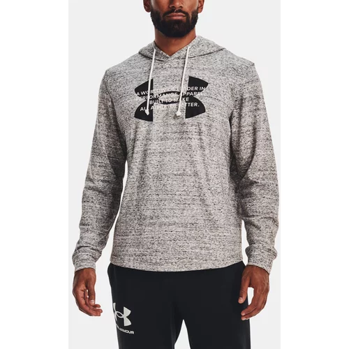 Under Armour UA Rival Terry Logo Pulover Siva