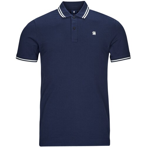 G-star Raw Polo majice kratki rokavi dunda slim stripe polo s\s Modra Cene