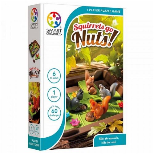 Smartgames miselna igra squirrels go nuts Slike